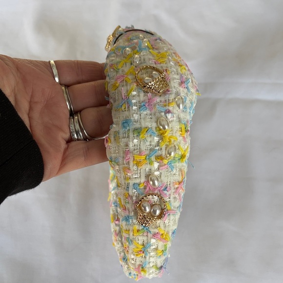 Lele Sadoughi Easter Basker Woven Knotted Headband NWT main image 5